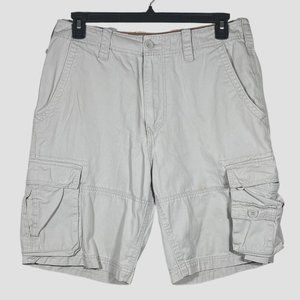 American Rag - Men's Size 32 - Beige Cargo Shorts - 100% Cotton